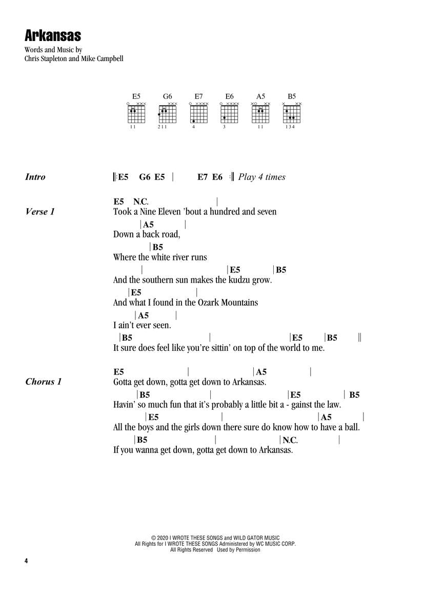 Chris Stapleton - Strum & Sing Guitar Songbook