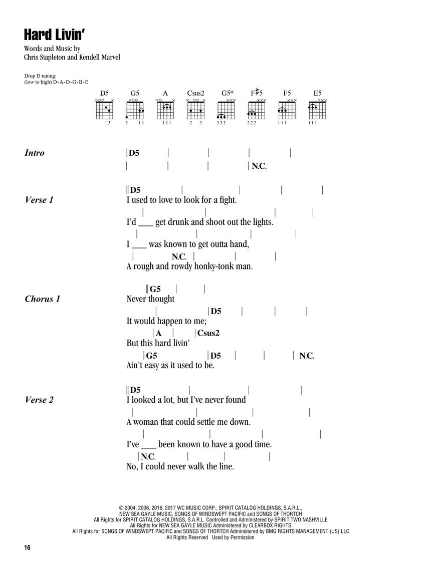 Chris Stapleton - Strum & Sing Guitar Songbook