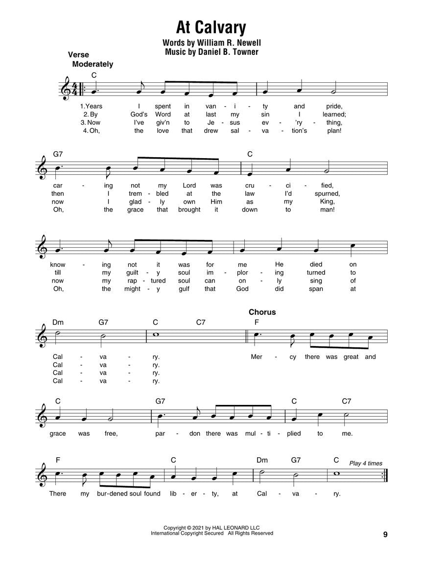 Gospel Songs & Hymns - Strum Together Book