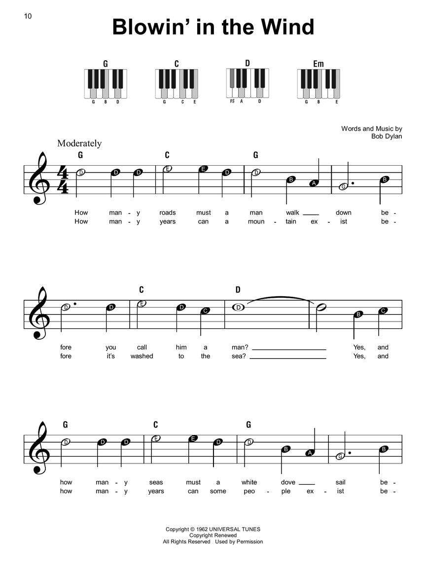 Peaceful Melodies - Super Easy Piano Book