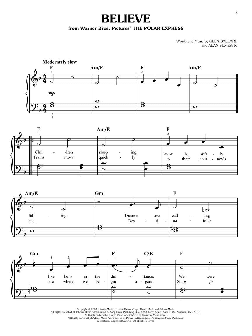 Christmas Songs In Easy Keys - Easy Piano Songbook