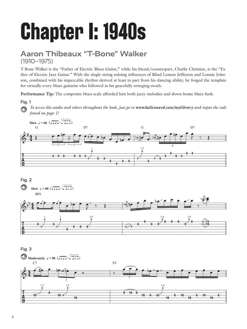 Twelve-Bar Blues Guitar Licks Book