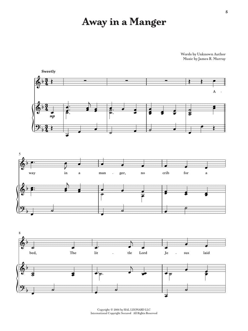 Children's Christmas Vocal Solos Book with Piano Accompaniment Tracks