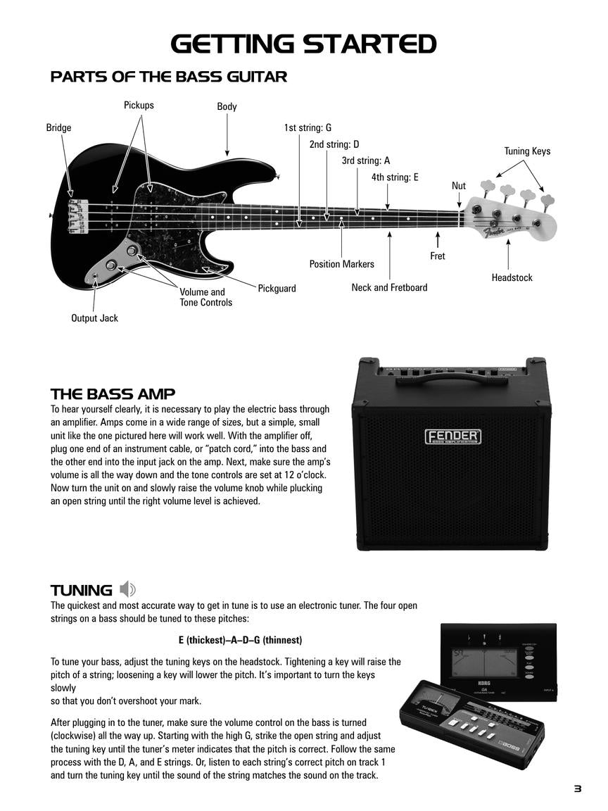 Hal Leonard Bass Tab Method - Book 1 & 2 Combo Edition (Books/Ola)