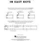 Hit Songs In Easy Keys, Easy Piano Book