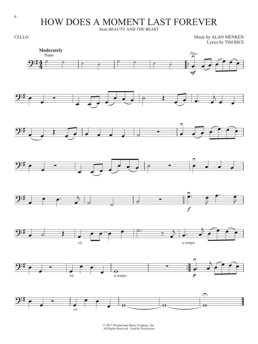 Favorite Disney Songs For Cello - Play Along Book/Ola