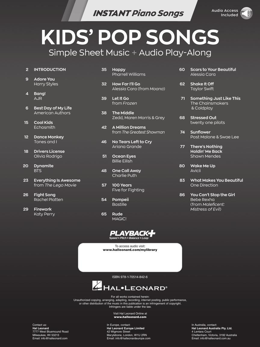 Kids Pop Songs Kids Pop Songs