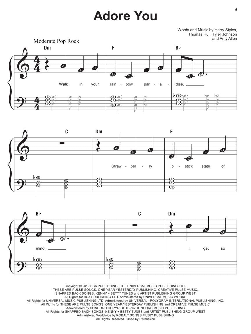 Kids' Pop Songs - Instant Piano Songs Book/Ola