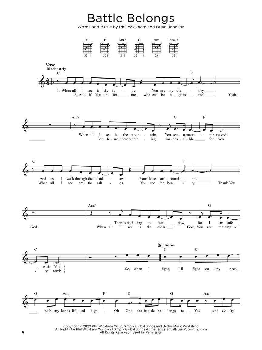 50 Worship Songs You Should Play On Guitar Songbook