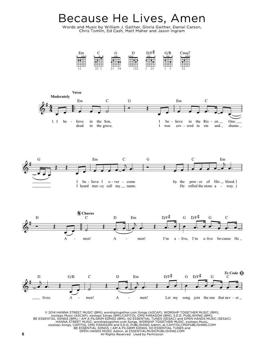 50 Worship Songs You Should Play On Guitar Songbook