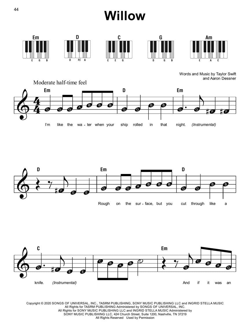 Chart Hits - Super Easy Piano Songbook