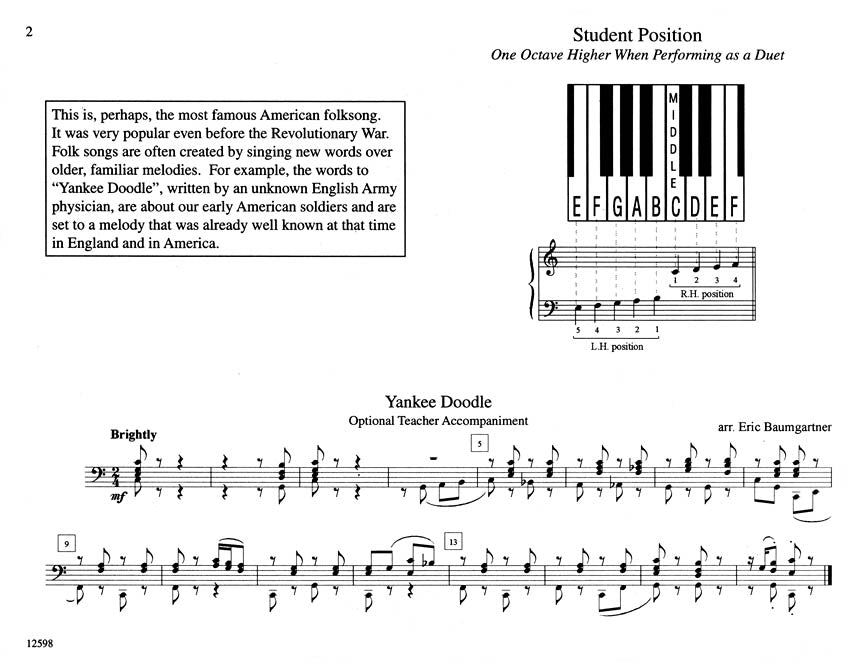 Teaching Little Fingers To Play - American Tunes Book