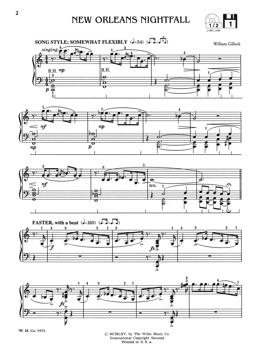 New Orleans Jazz Styles Piano Book