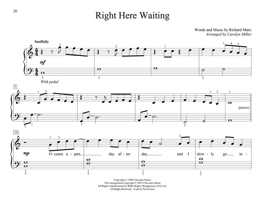 Easiest Piano Course - First Pop Songs Book