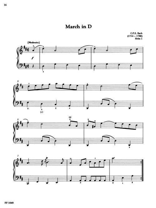 Faber Piano Literature - Selections from the Notebook for Anna Magdalena Bach Book