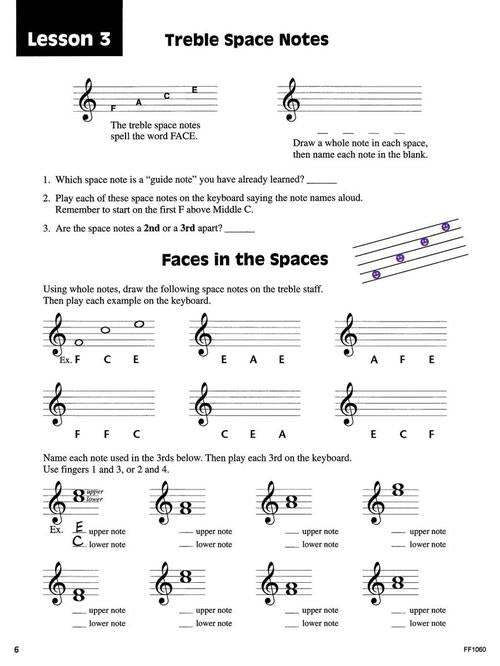 Faber Piano Adventures: I Can Read Music Note Speller Book 2