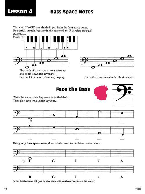 Faber Piano Adventures: I Can Read Music Note Speller Book 2