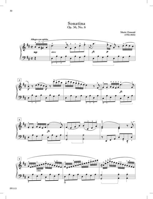 Faber Piano Literature - Developing Artist Piano Sonatinas Book 4