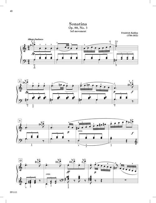 Faber Piano Literature - Developing Artist Piano Sonatinas Book 4