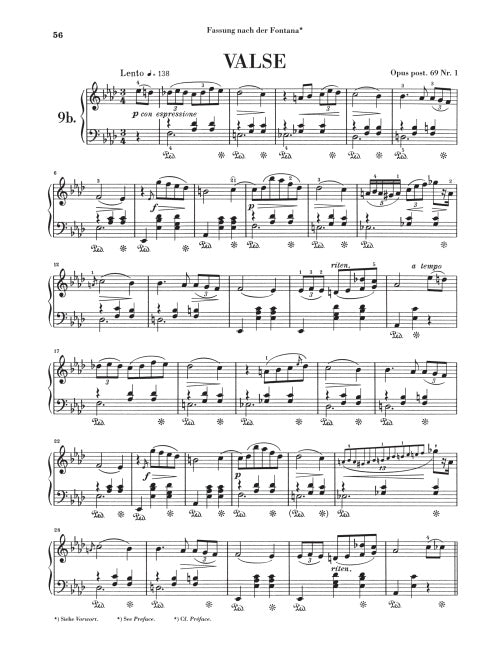 Frederic Chopin - Waltzes Urtext Book