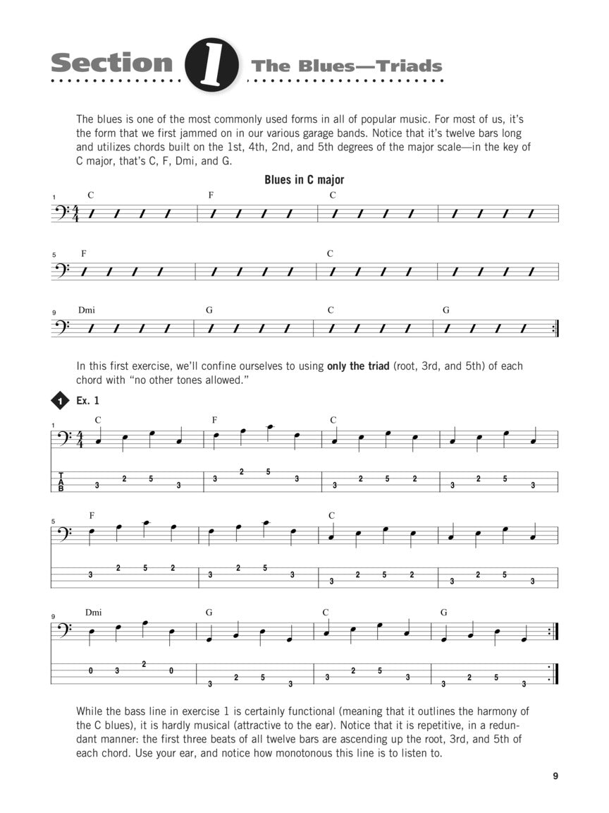 The Art Of Walking Bass Book/Ola