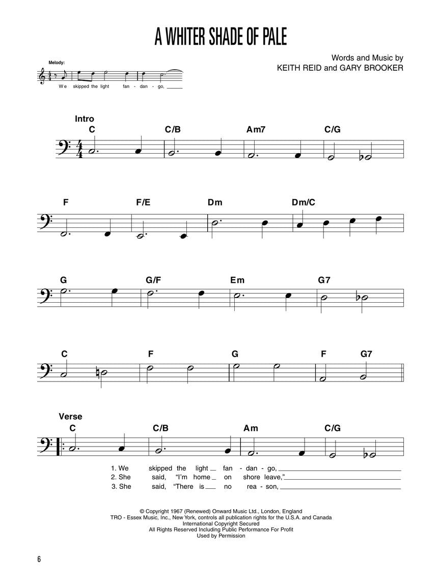 Hal Leonard Bass Method - Easy Pop Bass Lines Book/Ola