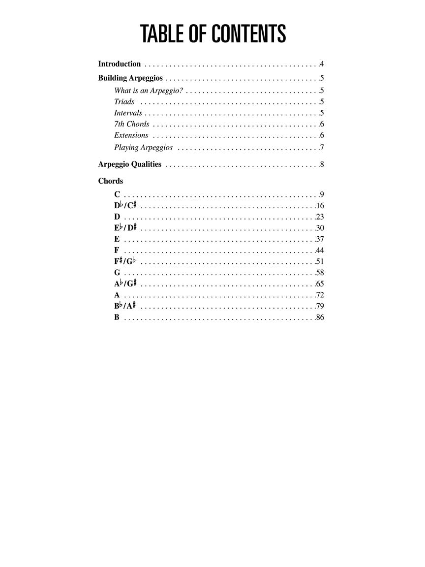 Hal Leonard Bass Method - Arpeggio Finder Book