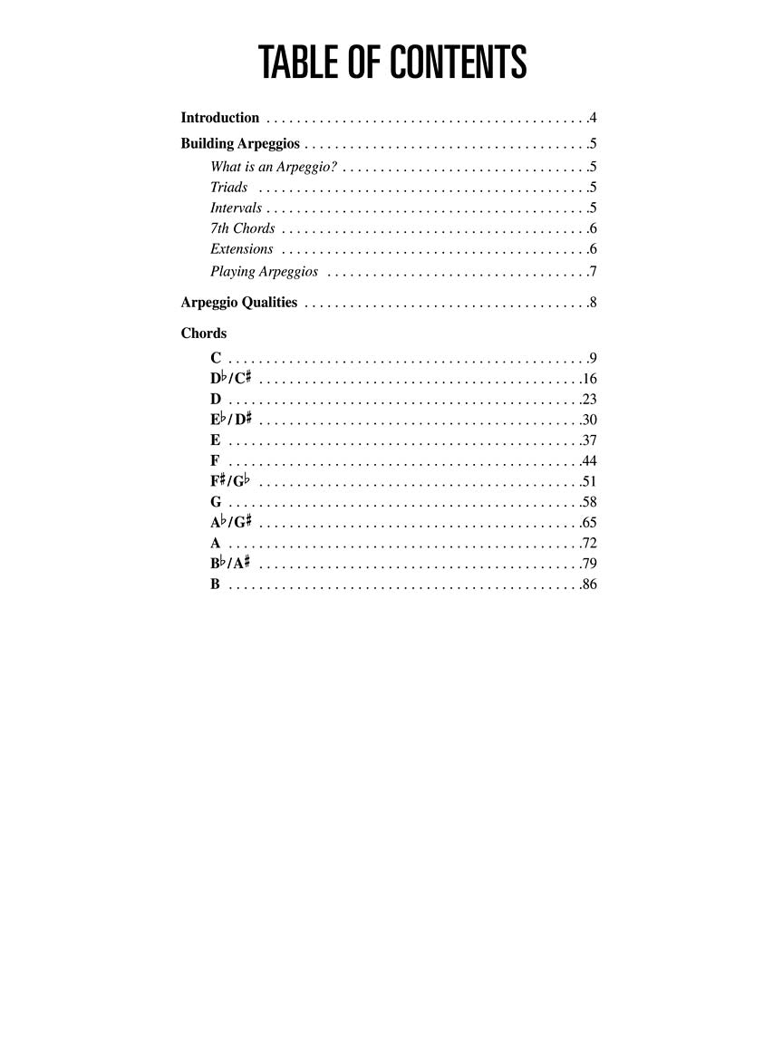 Hal Leonard Bass Method - Arpeggio Finder Book