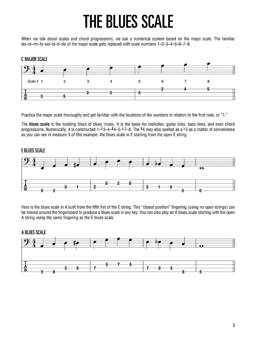 Hal Leonard Bass Method - Blues Bass Book/Ola