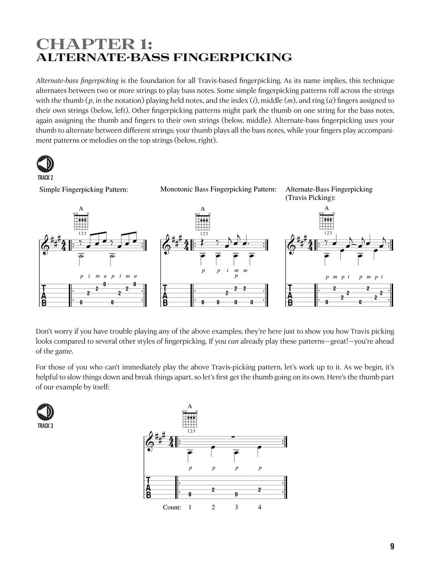 Travis Picking Guitar Book/Ola