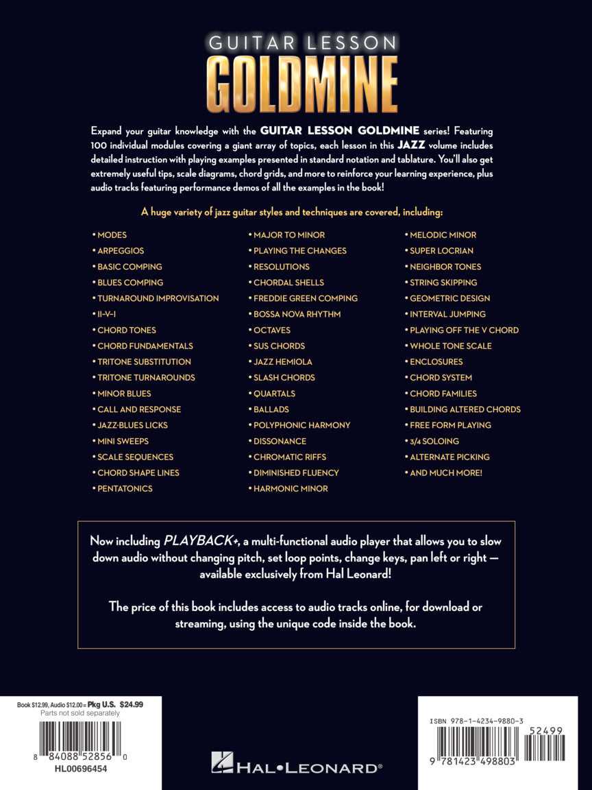 100 Jazz Guitar Lessons Goldmine Series Book/Ola & Folk