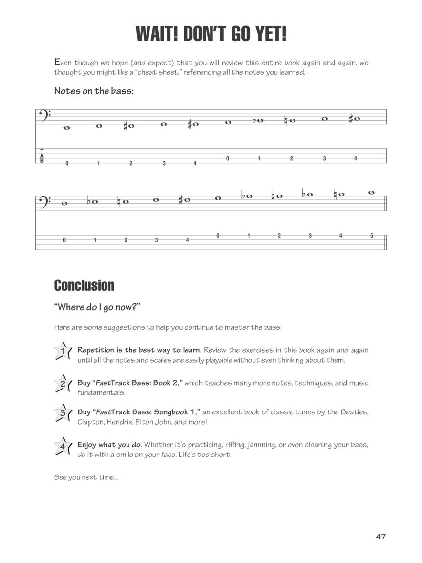 FastTrack Bass - Method Book 1 (Book/Ola)