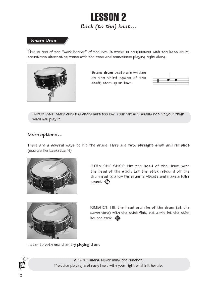 FastTrack Drums - Method Book 1 (Book/Ola)