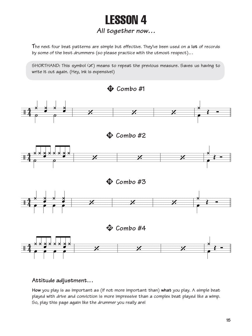 FastTrack Drums - Method Book 1 (Book/Ola)