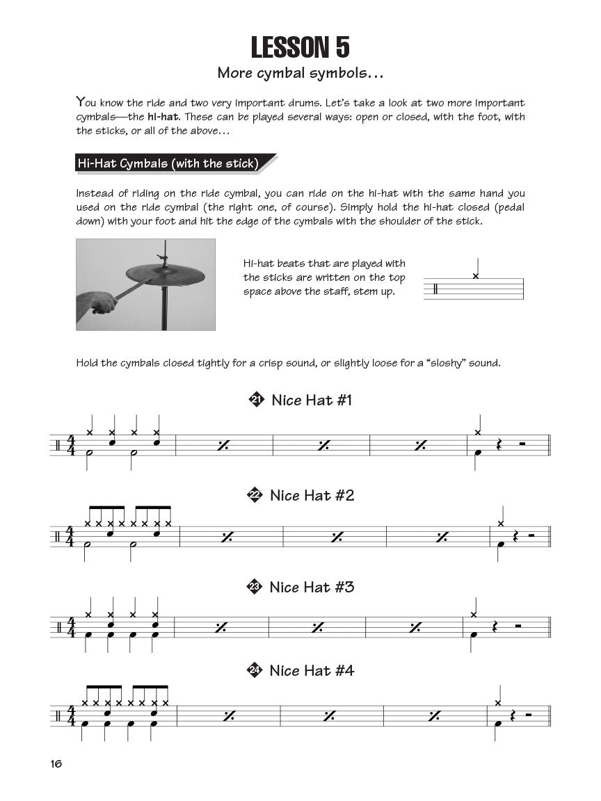 FastTrack Drums - Method Book 1 (Book/Ola)