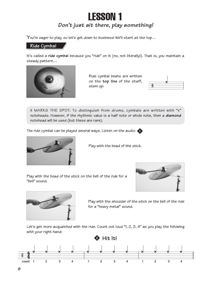FastTrack Drums - Method Book 1 (Book/Ola)