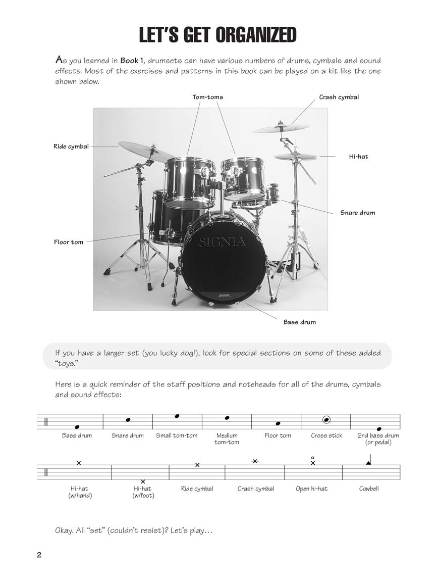 Fasttrack Drums Book 2 (Book/Ola) Percussion
