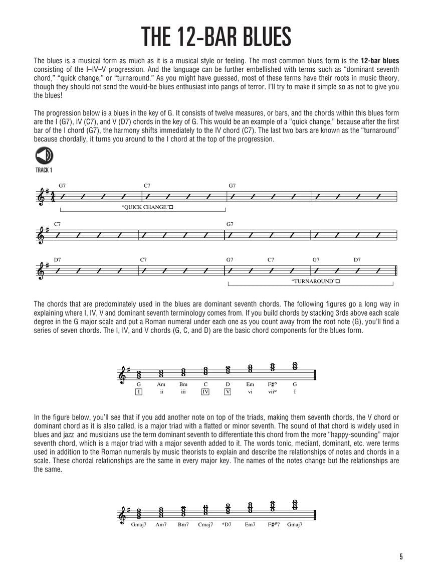 Hal Leonard Guitar Method - Blues Guitar Book (Book/Ola)