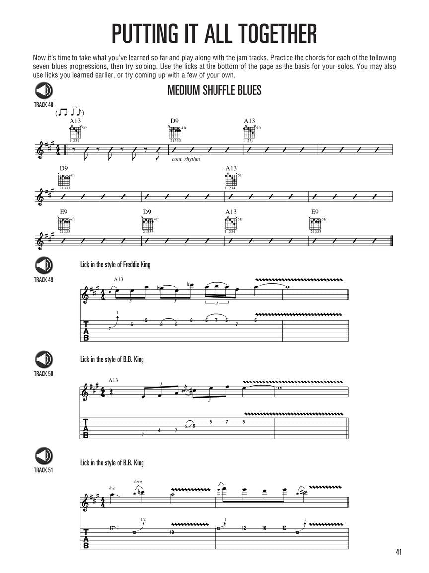 Hal Leonard Guitar Method - Blues Guitar Book (Book/Ola)