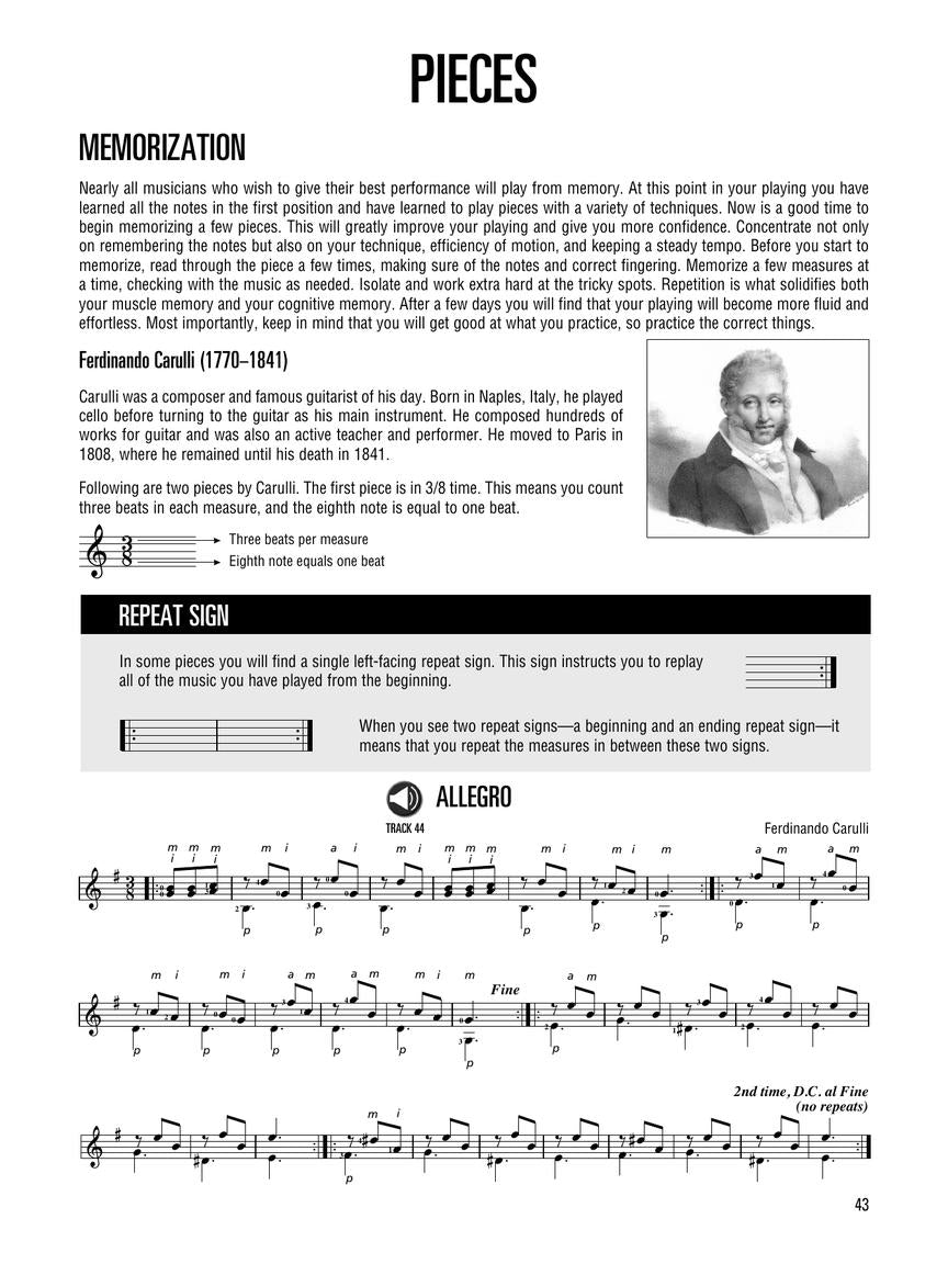 Hal Leonard Guitar Method - Classical Guitar Book 1 (Book/Ola)