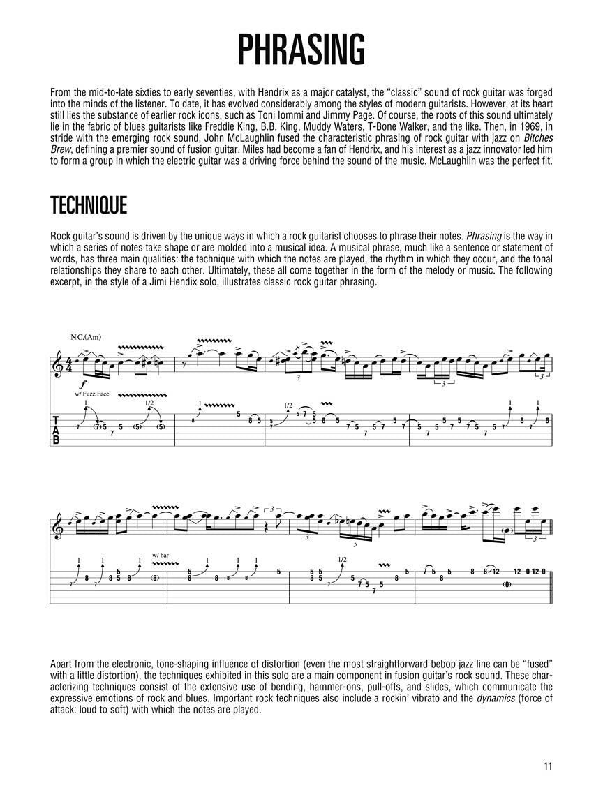 Hal Leonard Guitar Method - Jazz Rock Fusion Book (Book/Ola)