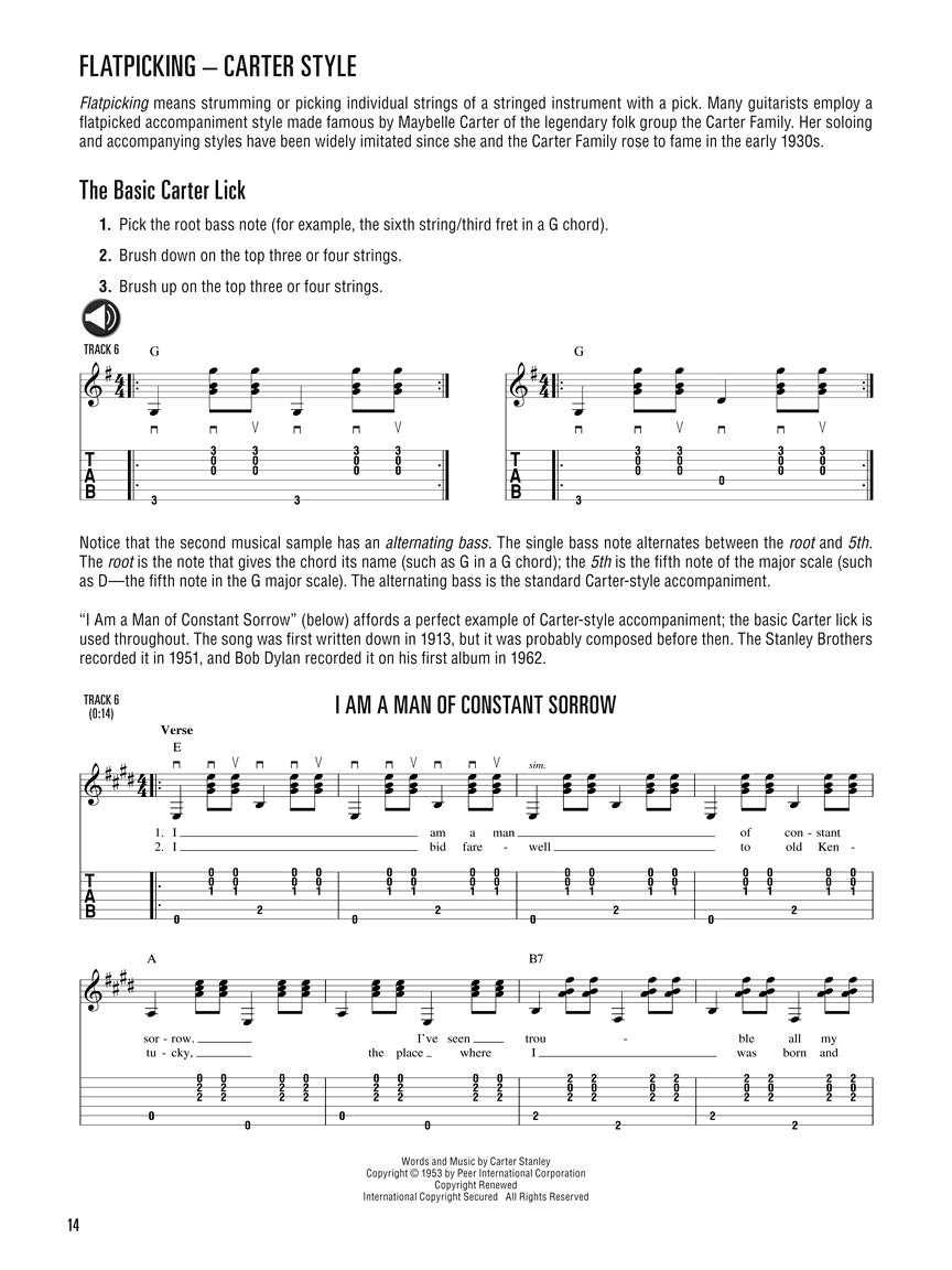 Hal Leonard Guitar Method - Folk Guitar Book (Book/Ola)