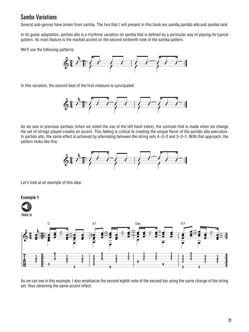 Hal Leonard Guitar Method -  Brazilian Guitar (Book/Ola)