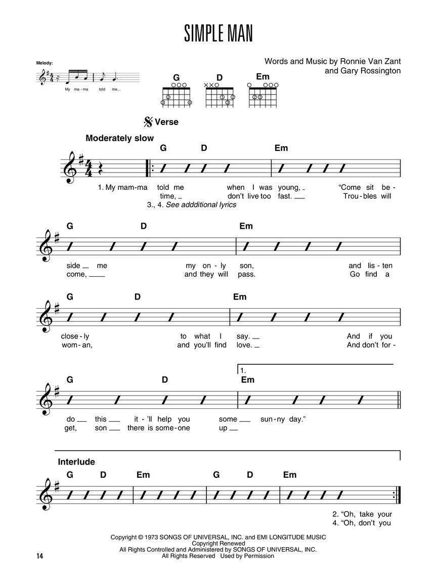 Hal Leonard Guitar Method - Easy Pop Rhythms Book (Book/Ola)