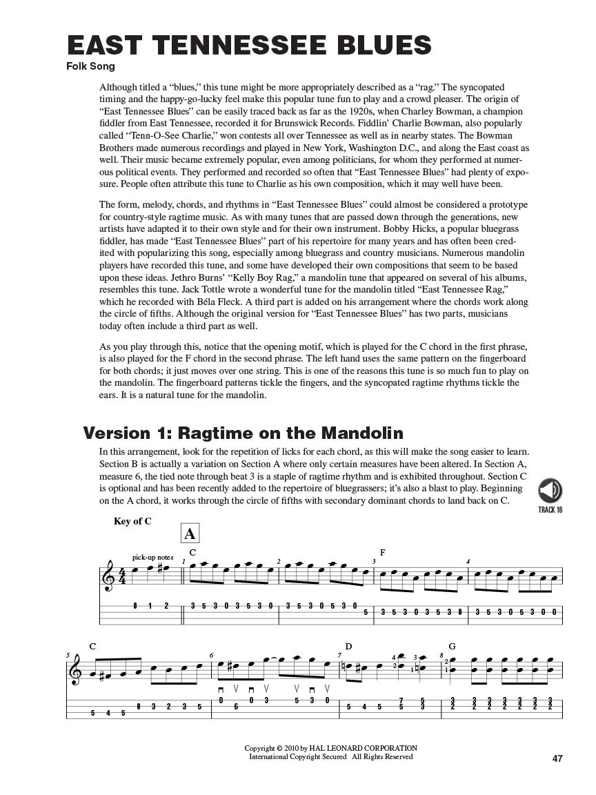 The Ultimate Mandolin Songbook Book/Ola