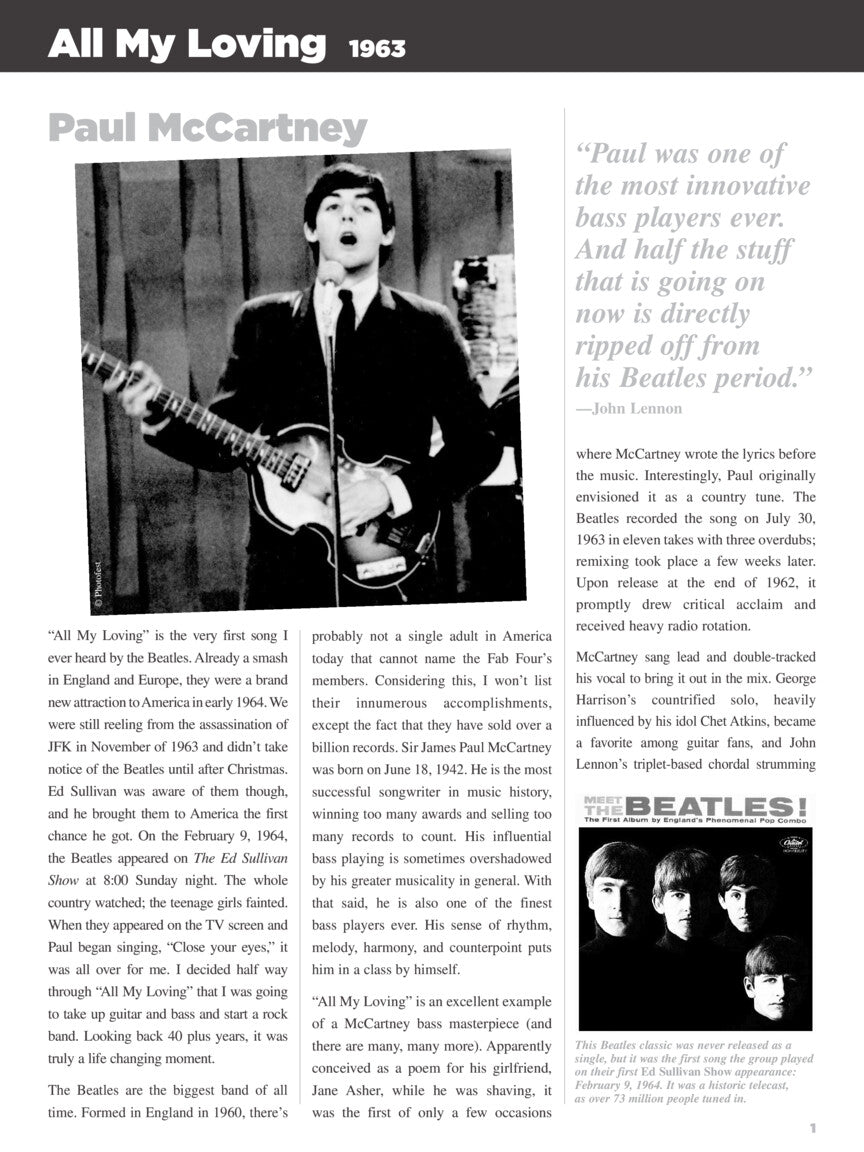 25 Great Bass Lines Book/Ola