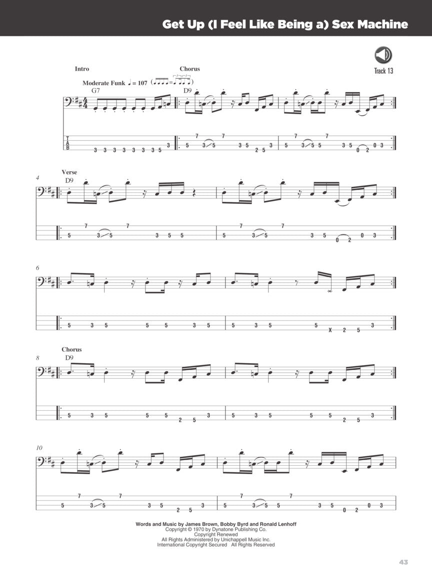 25 Great Bass Lines Book/Ola