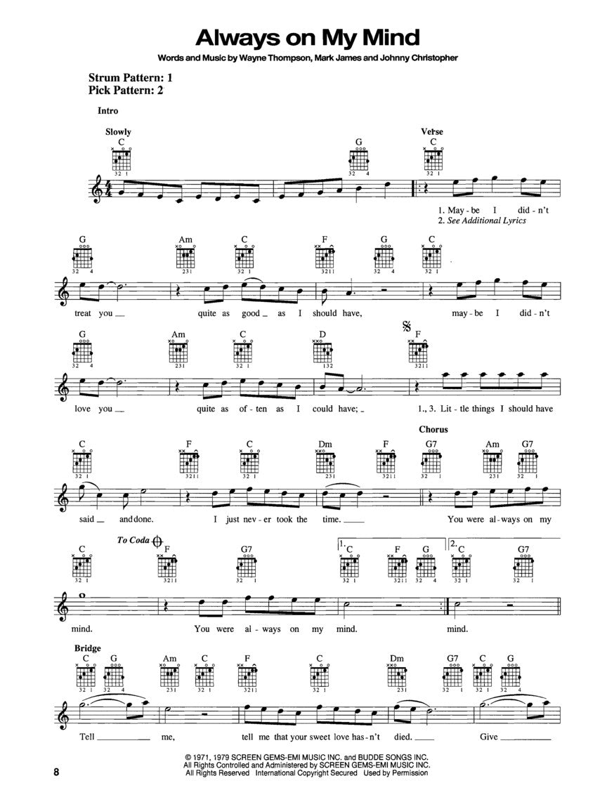 The Classic Country Book For Easy Guitar (101 Songs)