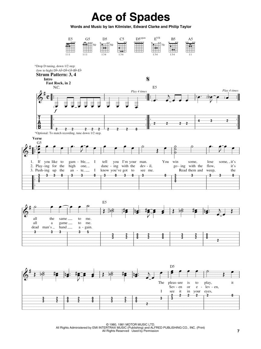 VH1's 100 Greatest Hard Rock Songs - Easy Guitar Book