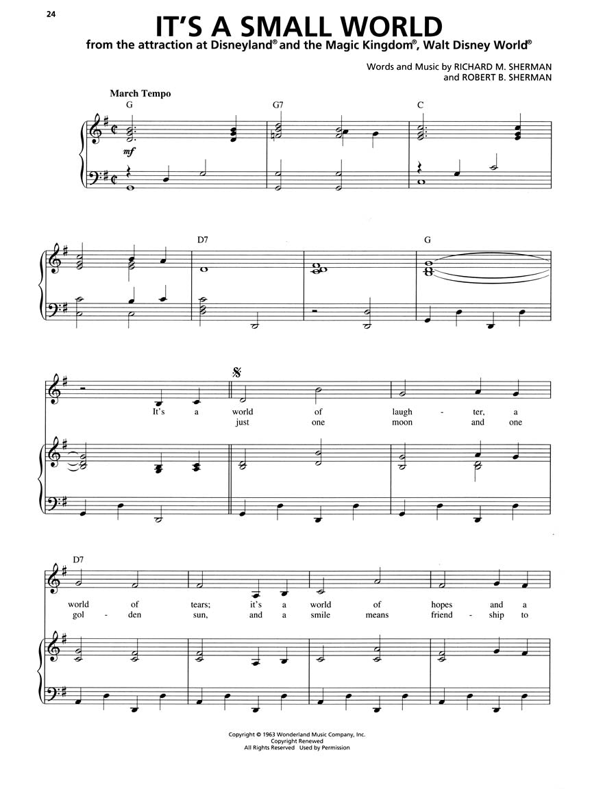 Disney Solos For Kids - Vocal With Piano Accompaniment Book/Ola